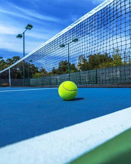 construction court de tennis resine synthetique à Mougins