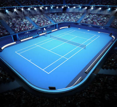 construction court de tennis en resine synthetique à Paris