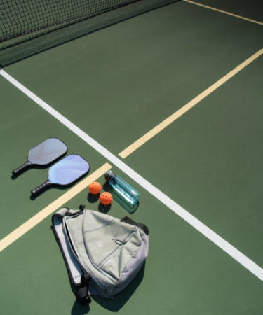 Installation terrain de pickleball