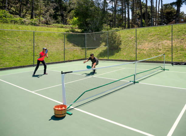 Installation terrain de pickleball